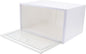 1pc Shoe Storage Box Organizer for Home Capacity Dust Container Side Opening Door for Sneakers Accessories and Items