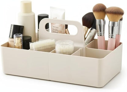dinrgo Bath caddy for baby,Bathroom Makeup organizer Countertop with Handle,Skincare Caddy for Vanity,Storage Box,bathtub storage,Bathroom Trays,Shower Caddies,Baby Bath Toy Organizer,Desktop storage
