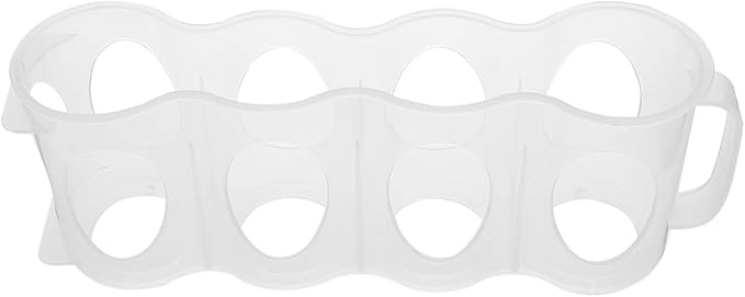 KICHOUSE 2pcs Refrigerator Storage Box Lid Kitchen Container for Beer and Soda Plastic Easy to Clean for Fridge Organization