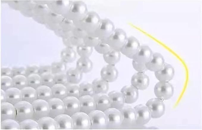 10PCS Pearl Beaded Clothes Rack Large Bowknot Wedding Shop Daily Pants Hangers 1#