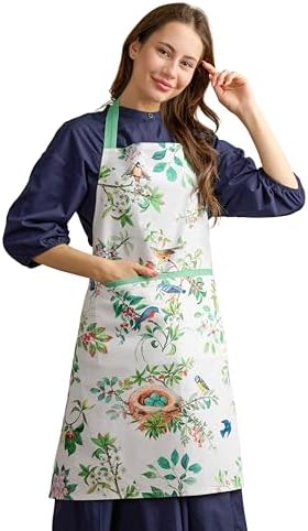 Maison d' Hermine Aprons for women with Pocket 100% Cotton (27.50"x31.50") by MaisondHermine