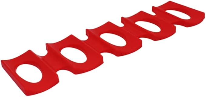 Silicone Fridge Can Storage, Wine Bottle Display Stacking Mat Can Easy Stacker Millk Bottle Holder Water Beer Fridge Can Storage Rack, Red