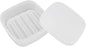 Travel Soap Dish, Soap Box Case with Bar Soap Saver Pad Portable Soap Rest for Bathroom Shower Home Outdoor Gym Fitness Vonpri (Translucent 1Pack)
