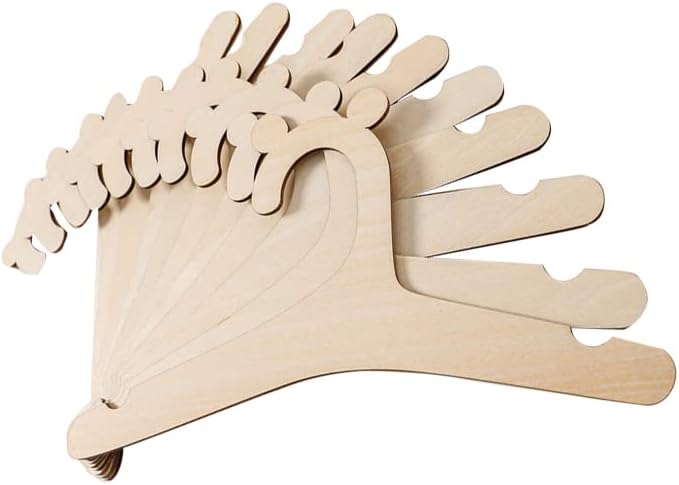 Newborn Hangers for Baby Clothes,Baby Children Wooden Hangers for Clothes Hangers - 30 Pcs Set (9 inches)