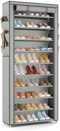 VTRIN Vertical Shoe Rack Organizer Tall Shoe Rack for Closet Entryway by VTRIN
