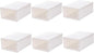 Large Capacity Plastic Shoe Storage Box with Flip Lid Drawer Design, Thickened Organizer for Women’s Shoes, 6pcs Set for Closet and Home Storage