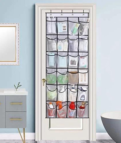 for MISSLO Over The Door Shoe Organizer, 24 Large Mesh Pockets, White, Door Organizer, Shoe Storage, 24 Pockets, White Color