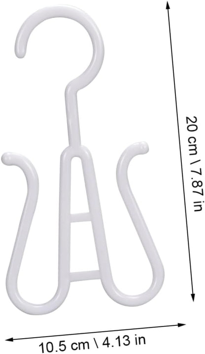 Homoyoyo 10Pcs Plastic Shoe Drying Hooks Multi Functional Shoes Hanging Organizer for Home Easy to Drain