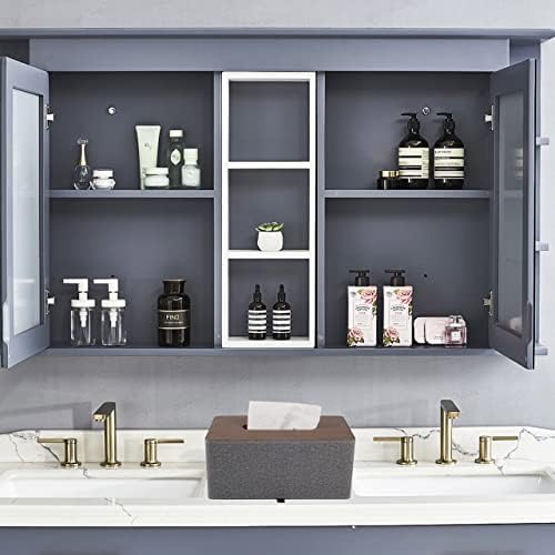 High-end Leather Tissue Box Holder Two Color Matching,Rounded Rectangle Napkin Pumping Paper Case Dispenser, Facial for Home Bathroom Dresser Office Automotive Decoration (Gray) - Image 6