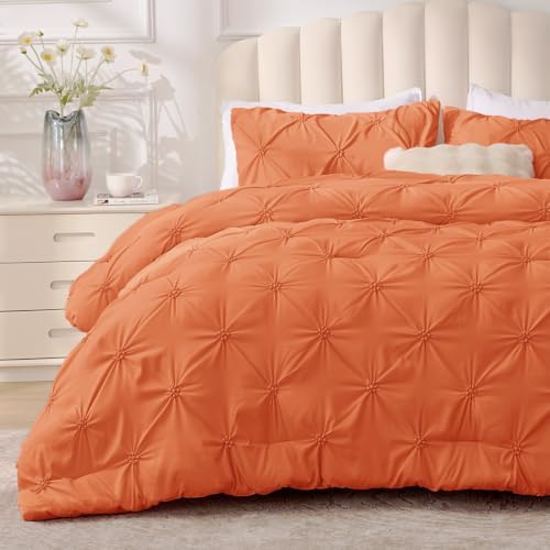 BEDELITE King Comforter Set Pumpkin,Fluffy & Soft Comforter by BEDELITE