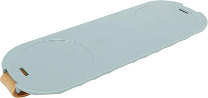 Wall Mounted Slipper Holder, Wall Mounted Shoes Rack Slipper Holder, Storage Organizer Hanging Drainage Shelf for Bathroom (Green)