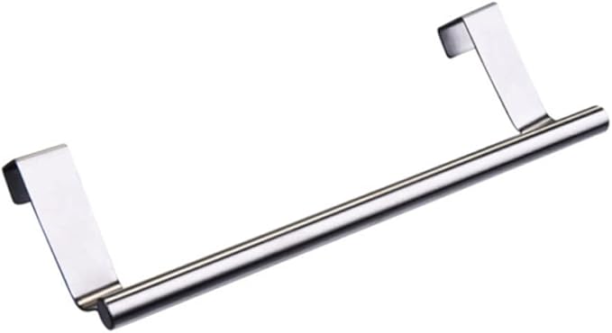 Stainless Steel Towel Rack 23cm Over The Door Cabinet Door Wall Mounted