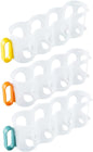 Zerodeko 3Pcs Refrigerator Beverage Holder Multi Function Can Organizer for Soda Beer and Drinks Space Saving Storage Rack for Kitchen Bar and Cafe