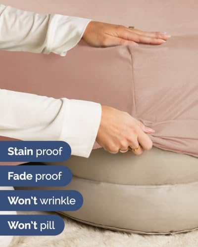 CGK Linens 2 Pack Extra Deep Twin Fitted Sheets - Mauve - Image 5