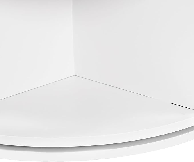 360° Rotating Shoe Rack Tower - Spinning Shoe Organizer for Entryway, Free Standing Lazy Susan Shoe Rack (7 Tiers 23.62 * 23.62 * 65in White)