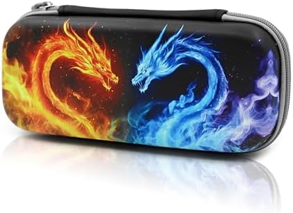 Dragon Pencil Case Zip Pencil Box Multi Pouch Holder Desk Organizer For Boys Girls School Office by SjazcYogaShortsLeggings