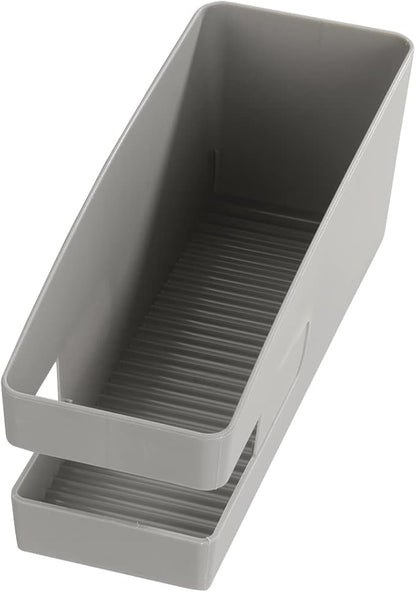 Wenko Holder for Ballet Flats, Shoe Stacker, Set of 6, Polypropylene, Gray, 9 x 9.5 x 26.5 cm