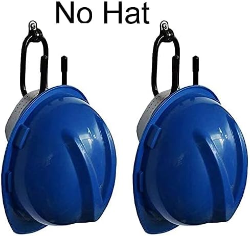 AUXPhome Hard Hat Rack Hard Hat Holder Storage Hanger Hard Hat Wall Mount Hard Hat Organizer Hard Hat Display - No Hard Hat -2/PK - Screws Included - Easy to Install,Bendable