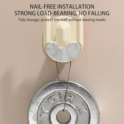 No-Drill Slipper Wall Storage Rack - Space-Saving Shoe Holder, Wall-Mounted Organizer for Entryway, Bathroom, Closet - Maximize Space & Keep Shoes Tidy