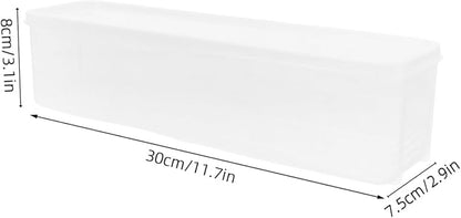 VOSAREA Versatile Kitchen Pantry Storage Airtight Food Storage Containers Fridge Drawer Organizer Bins for Scallions Cilantro Onions Pasta Spaghetti