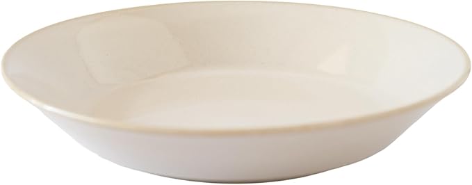 aito 517323 Natural Color Curry Plate, Pasta Plate, Approx. 8.3 inches (21 cm), Vanilla, White, Mino Ware, Dishwasher, Microwave Safe, Made in Japan