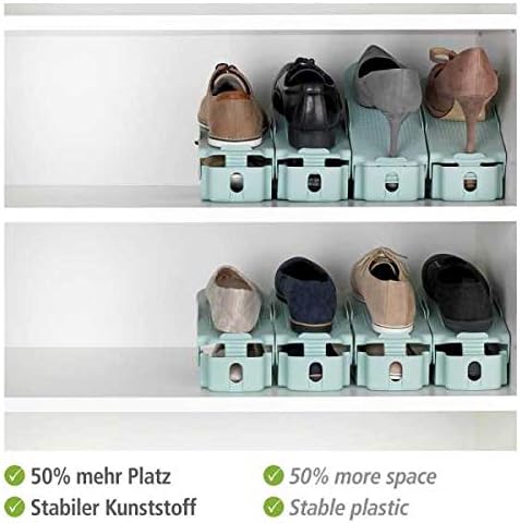 Wenko 88438800 Shoe Storage Polypropylene Small Turquoise