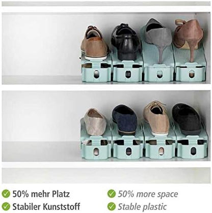 Wenko 88438800 Shoe Storage Polypropylene Small Turquoise