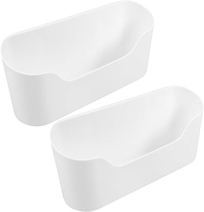 OSALADI 2pcs Adhesive Cabinet Door Organizer Wall-mounted Storage Holder for Kitchen Bathroom Office Compact Space-saving DIY Organizer No Drilling Needed Easy Installation