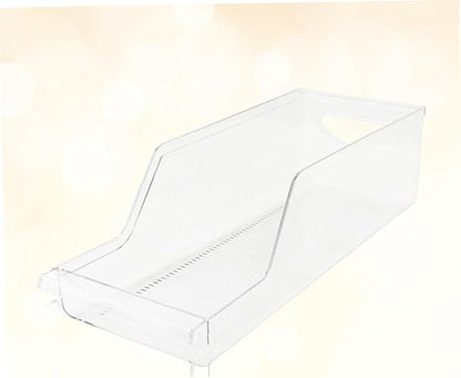 COLLBATH Beverage Can Dispenser Clear Storage Box for Refrigerator and Pantry Organization Stackable Holder for Drinks Safe Food-grade Material Easy Access