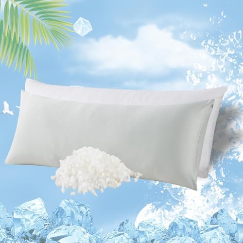 WhatsBedding Memory Foam Body Pillow with Cover, Long Bed Pillow for Adults by WhatsBedding