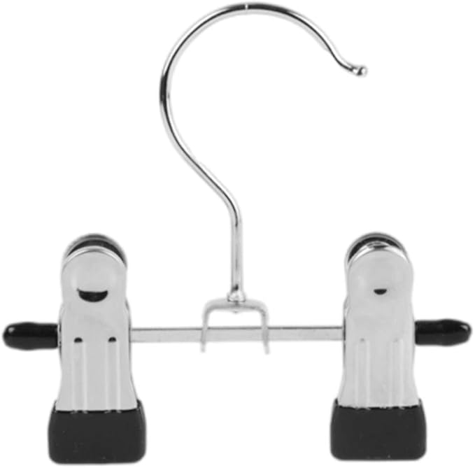 Boot Hangers, Double Adjustable Clips Multi-Functional Pants Hangers Travel Portable Hanging Clips Boot Organizer Boot Holder for Laundry Home Set of 6