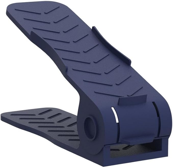-12 p.c Adjustable Height Plastic Shoe Organizer (Blue)