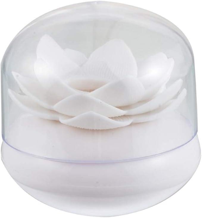 2 Pack Creative Lotus Cotton Swab Holder Q-Tips Toothpicks Holder Table Decorate Cotton Bud Storage Box Organizer