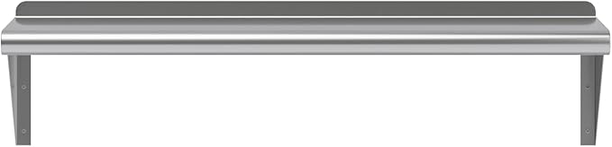 AmGood 10 in. x 36 in. Stainless Steel Wall Shelf | NSF | Metal Shelving | Garage, Laundry, Storage, Utility Room | Restaurant, Commercial Kitchen