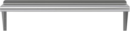 AmGood 10 in. x 36 in. Stainless Steel Wall Shelf | NSF | Metal Shelving | Garage, Laundry, Storage, Utility Room | Restaurant, Commercial Kitchen