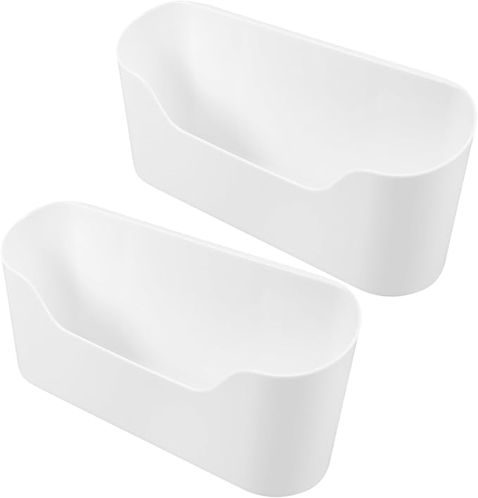 2pcs Wall Mount Cabinet Door Organizer No Drilling Storage for Kitchen and Bathroom Hanging Basket for Spices and Sundries Compact and Easy to Install