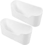 2pcs Wall Mount Cabinet Door Organizer No Drilling Storage for Kitchen and Bathroom Hanging Basket for Spices and Sundries Compact and Easy to Install