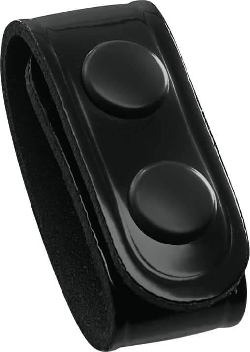 Perfect Fit Shield Wallets Duty Belt Keeper with Double Snap Closure (Pack of 4)