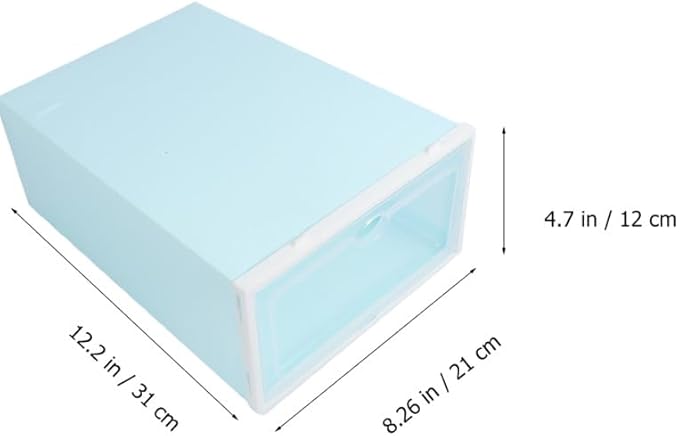 6pcs Shoe Boxes Lids Included Thicken Storage Boxes for Shoes Organize Your Home