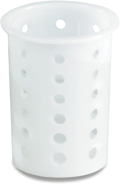 Vollrath 3-3/4" Plastic Flatware Cylinder [Set of 6]