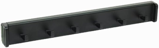 Design-R Pull-Out Belt Rack for Belts, Ties and Scarves, Accessories Storage Hanger with Mounting Hardware (Matte Black)