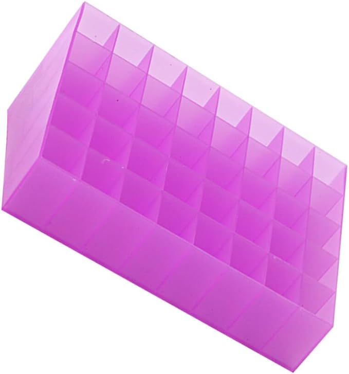Cabilock 2pcs Slots Lipstick Organizer Makeup Storage Box for Lipsticks Jewelry and Cosmetics Desktop Holder for Home and Beauty Shop