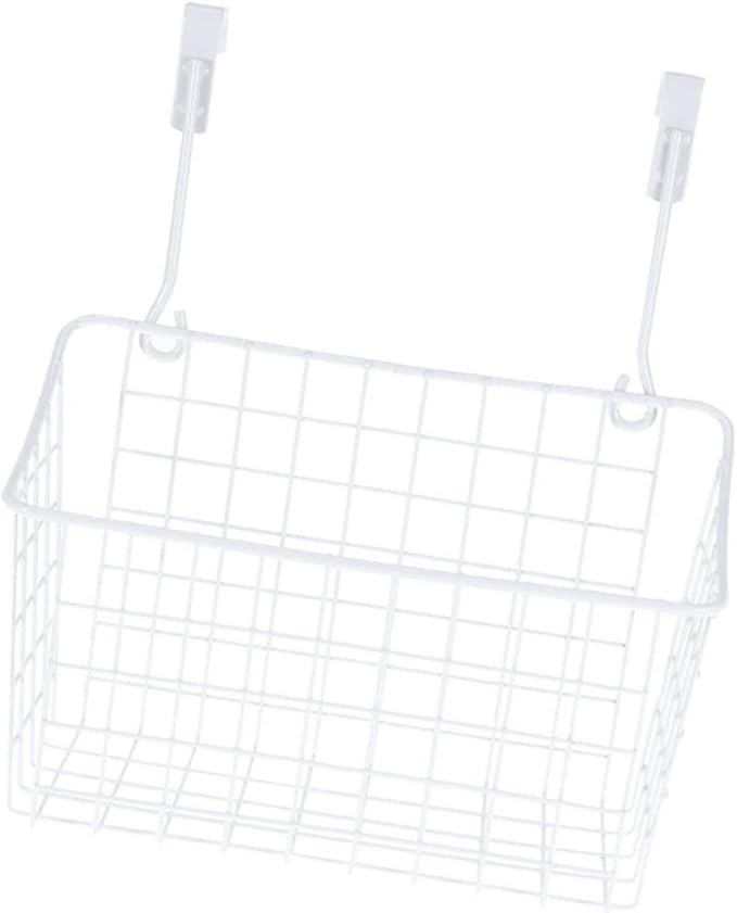 Healifty Hanging Storage Rack Cabinet Storage Basket Door Baskets Organizer for Office The Office