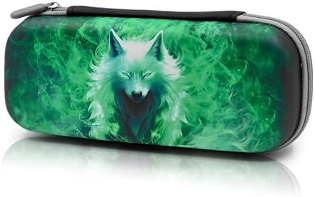 Wolf Pencil Case Zip Pencil Box Multi Pouch Holder Desk Organizer For Boys Girls Men Women School Office by SjazcYogaShortsLeggings