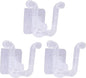 3pcs Shoes Slipper Holder Storage Organizer, Slippers Organizer Wall Hanging Without Drilling, Self Adhesive Shoe Rack for Door Closet Bathroom Kitchen (Transparent)