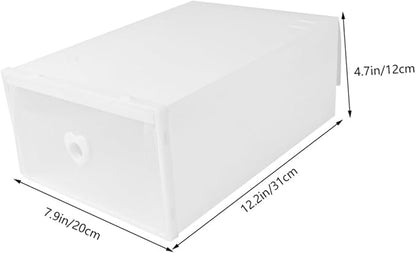 LABRIMP 3pcs Storage Boxes for Shoes Socks Pp Plastic Drawer-style Moving Boxes Organizers