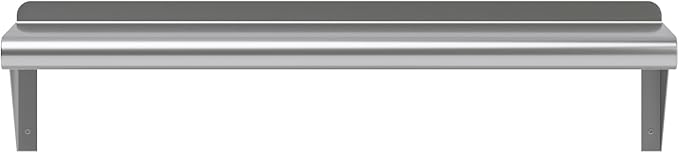 AmGood 8 in. x 30 in. Stainless Steel Wall Shelf | NSF | Metal Shelving | Garage, Laundry, Storage, Utility Room | Restaurant, Commercial Kitchen