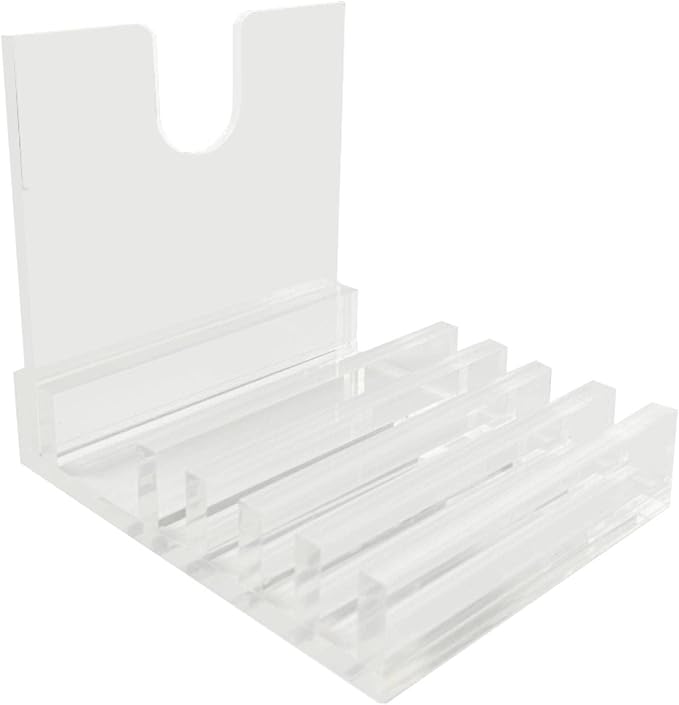 YeeBeny Gua Sha and Facial Roller Holder - Acrylic Facial Tool Stand, Skincare Organizer, Small Storage Container, Bathroom Storage, Durable and Hygienic