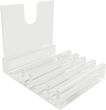 YeeBeny Gua Sha and Facial Roller Holder - Acrylic Facial Tool Stand, Skincare Organizer, Small Storage Container, Bathroom Storage, Durable and Hygienic