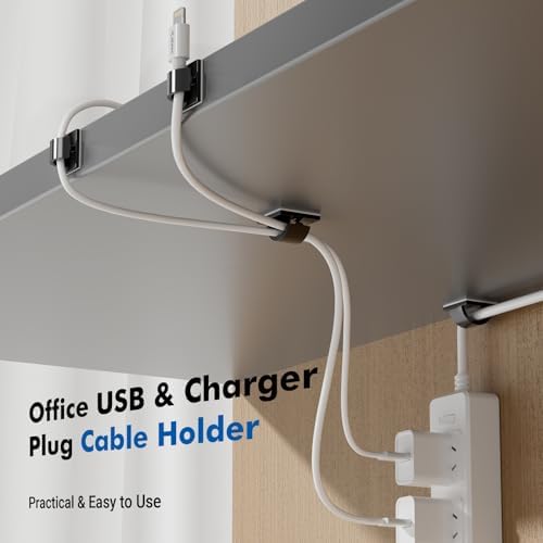 120Pcs Adhesive Cable Clips, Black Small, Cord Holder, Cord Clips for Dash cam, Ethernet Cable, Christmas Lights, USB, Phone Chargers, The Wall, Desk, nightstand, Car - Image 2